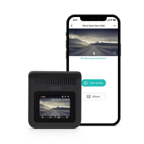 מצלמה לרכב 70mai Dash Cam A400+‎Rear Cam Set A400-1 HD