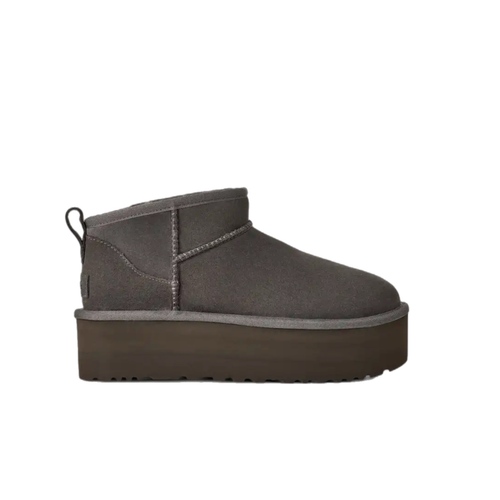 מגף UGG מיני פלטפורמה אפור מידות 36-40 לנשים