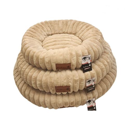 מיטה לכלב וחתול עגולה SERINITY - צבע קפה - מגוון מידות