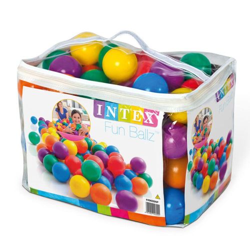 אינטקס - שק 100 כדורים  ס''מ - Intex Fun Balls 49600