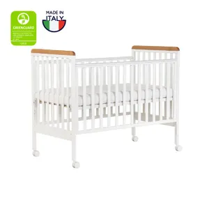 מיטת ג'וי לבנה + אלון אדום SEGAL רהיטי סגל