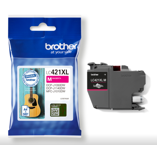 דיו מקורי אדום Brother LC-421XLM למדפסת Brother MFC-J1010