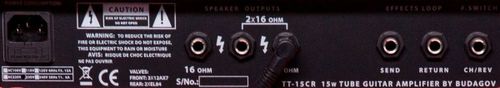מגבר קומבו מנורות Time Travel TT-15 CR