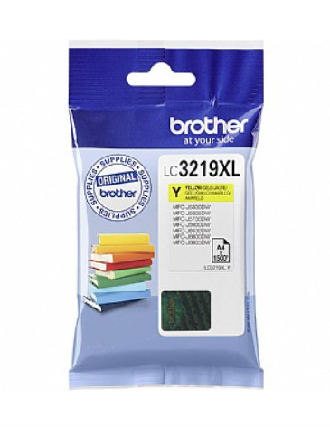 דיו מקורי צהוב Brother LC-3219XL