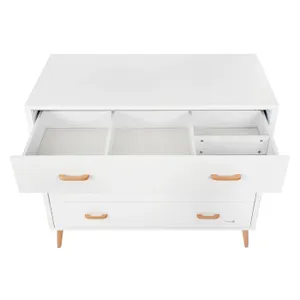 שידת אחסנה אליסון לבן/עץ - Alison™ Dresser White/Wood 120 cm דייניז