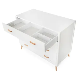 שידת אחסנה אליסון לבן/עץ - Alison™ Dresser White/Wood 120 cm דייניז