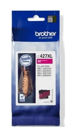 דיו אדום מקורי Brother LC427XLM – דיו איכותי להדפסות צבעוניות מדויקות