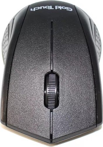 עכבר אלחוטי Gold Touch MSW700 שחור עם חיבור יציב, חיישן אופטימלי ועיצוב ארגונומי לנוחות מירבית.