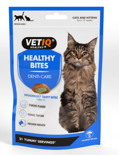 חטיף דנטלי לחתולים 65 גרם כחול – VETIQ | מולי חיות מחמד