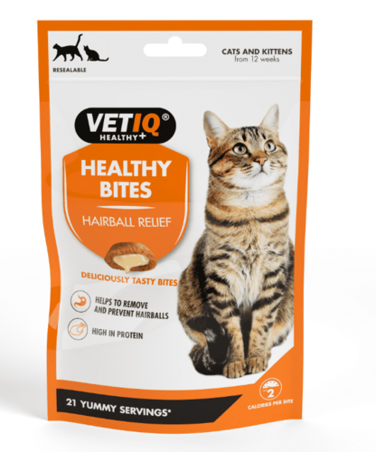 חטיף לחתולים VETIQ Hairball Relief 65 גרם – מניעת כדורי פרווה | מולי חיות מחמד