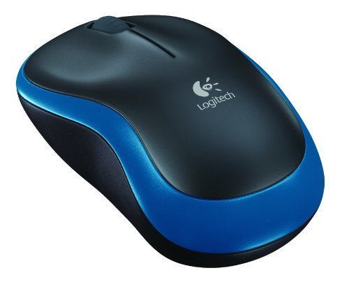 עכבר אלחוטי Logitech M185 Black / Blue 