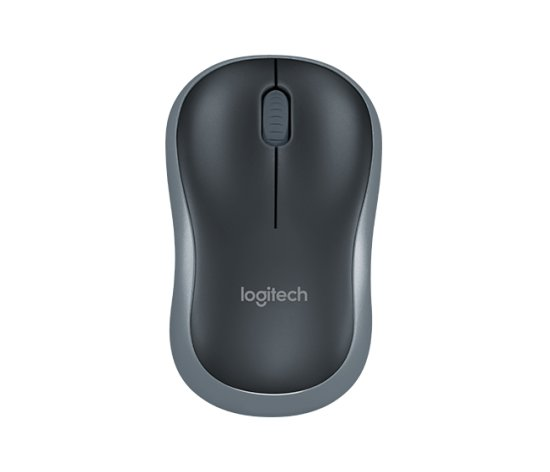 עכבר אלחוטי שחור / אפור Logitech M185 
