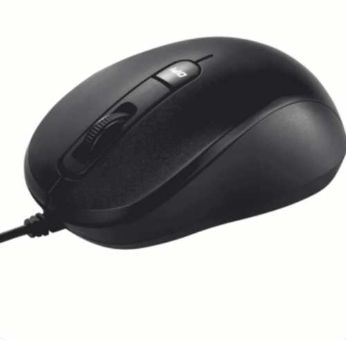 עכבר אסוס MU101C USB שחור עם טכנולוגיית סאילנט