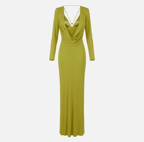 Red Carpet dress in flowing crêpe jersey