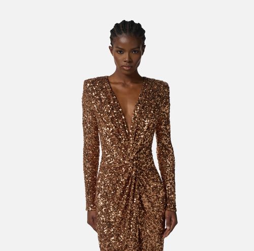 Red Carpet dress in sequins