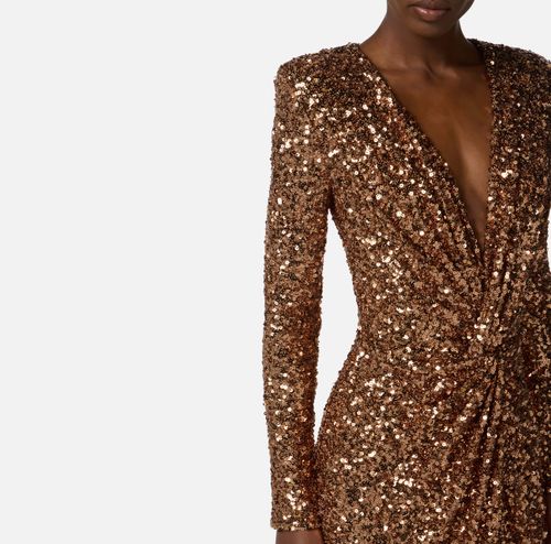 Red Carpet dress in sequins