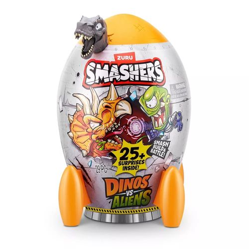 ביצת הפתעות SMASHERS דינוזאורים נגד חייזרים עם יותר מ 20 הפתעות