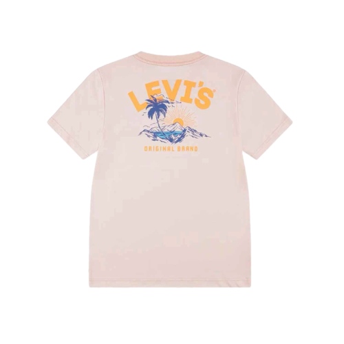 חולצה LEVIS מידות 4-16 לילדים בגוון ורוד בהיר