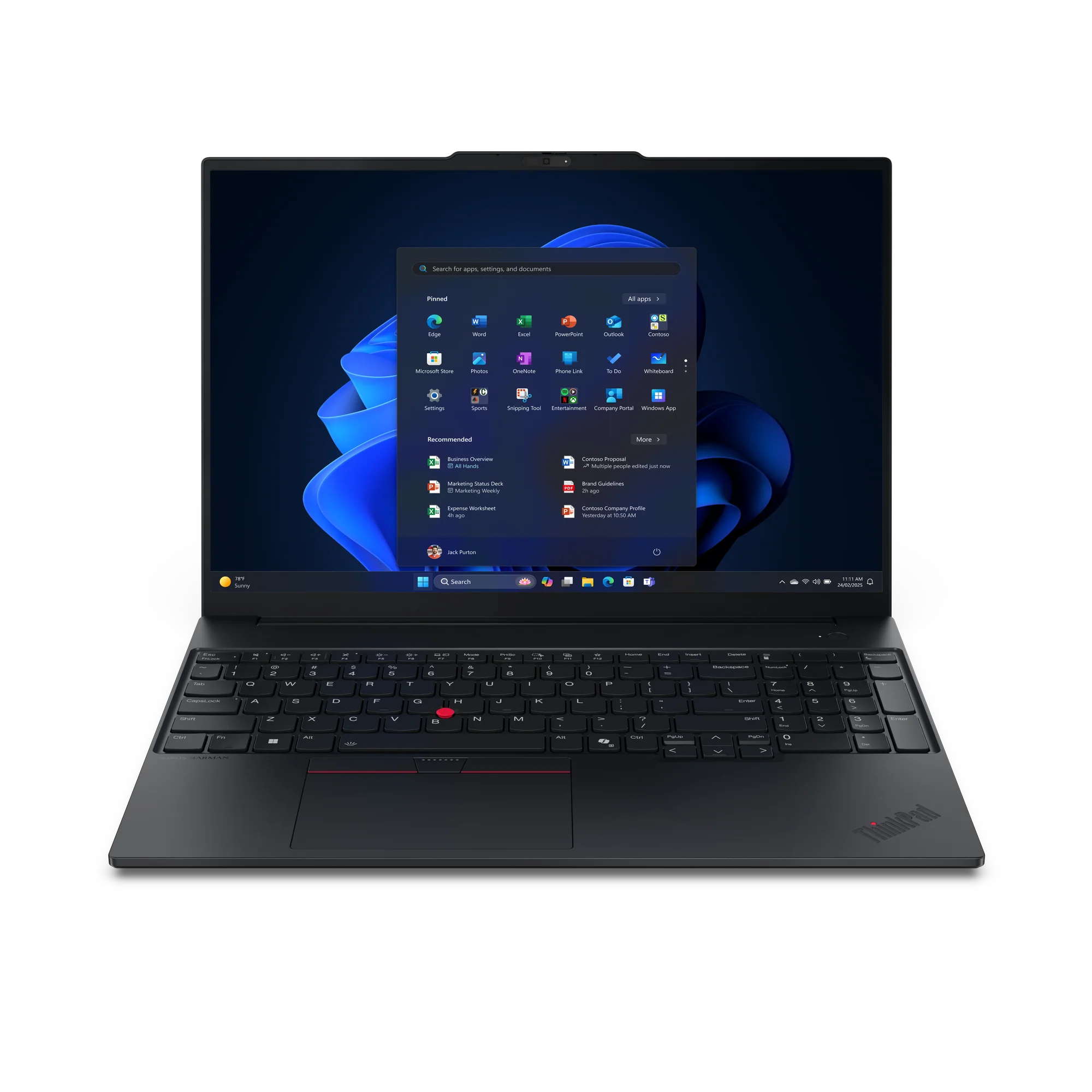 מחשב נייד LENOVO E16 G3 Ultra 7 255H | 16GB | 1TB | Dos | 3Y