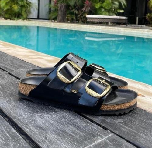 כפכף BIRKENSTOCK ARIZONA BIG BUCKLE שחור מידות 37-41 לנשים