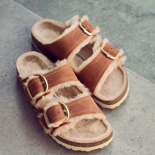 כפכף BIRKENSTOCK BIG BUCKLE חום מידות 36-41 לנשים