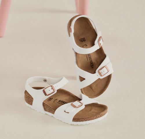 סנדל BIRKENSTOCK RIO מידות 24-29 לילדים בגוון לבן