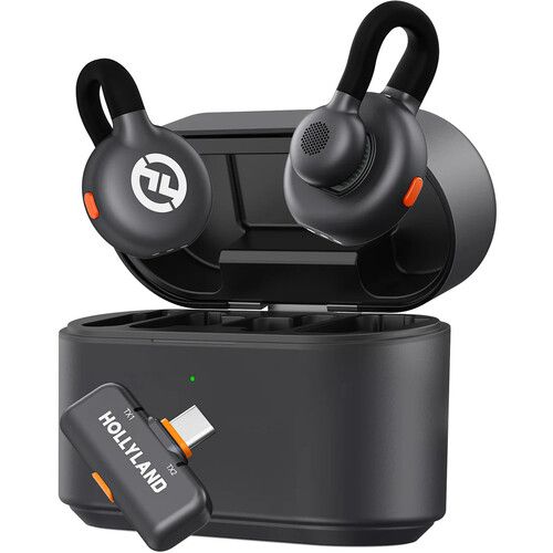 מערכת מיקרופון אלחוטית לטלפון HOLLYLAND LARK M2S USB-C