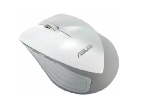 עכבר אלחוטי Asus WT465 2.4GHz בצבע לבן עם חיבור USB יציב