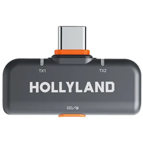 מערכת מיקרופון אלחוטית לטלפון HOLLYLAND LARK M2S USB-C