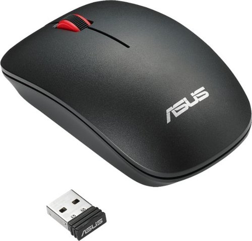 עכבר Asus WT300 2.4GHz עם עיצוב שקט ומדויק, מושלם לשימוש במשרד ובבית.