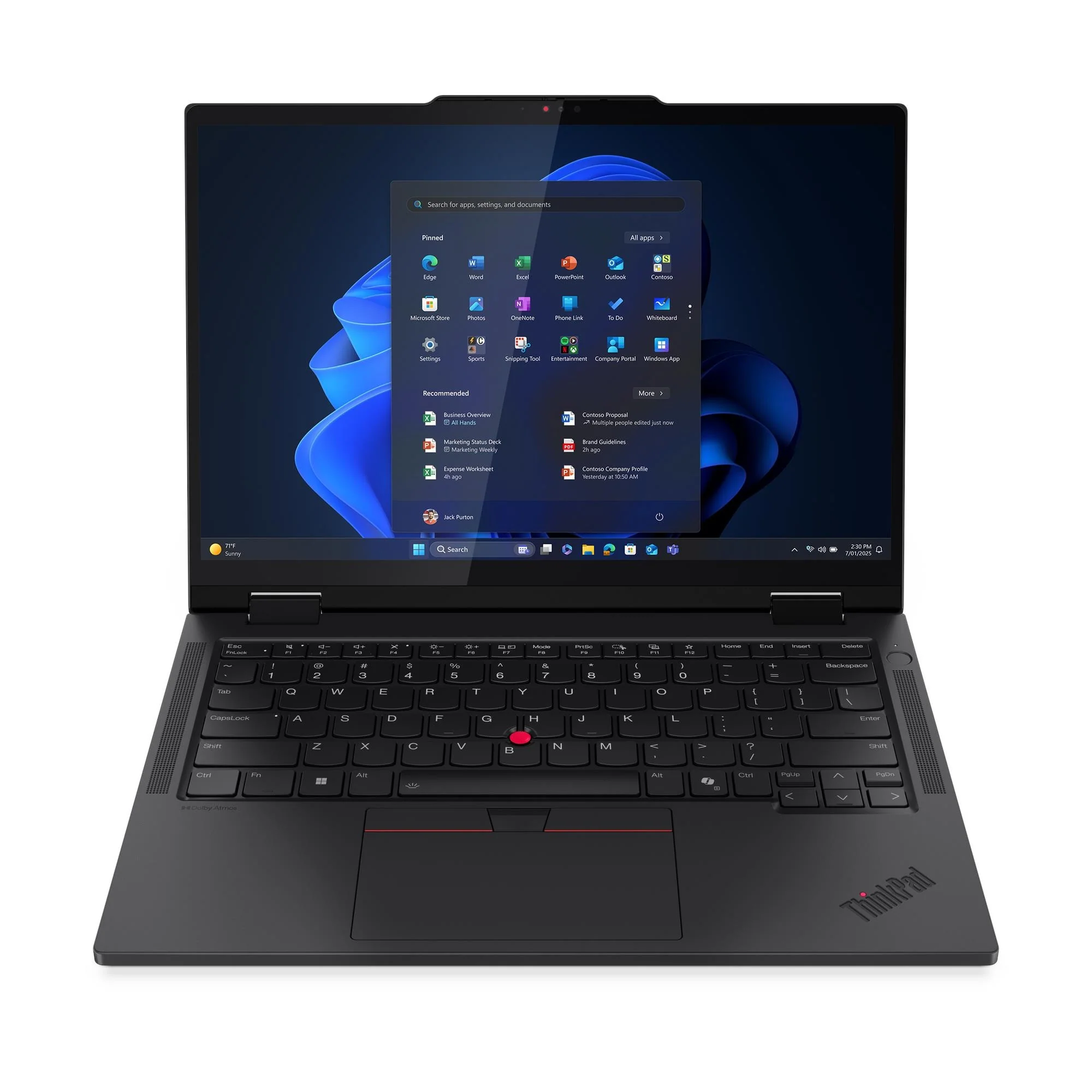 מחשב נייד LENOVO T14s 2-in-1 G1 Ultra 7 255U | W11P | 16GB | 512GB |