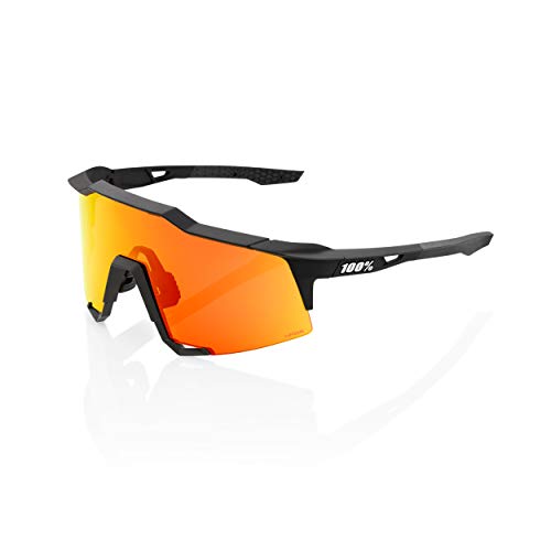 משקפי שמש לרכיבת אופניים שחור עדשה אדומה - 100% SPEEDCRAFT XS