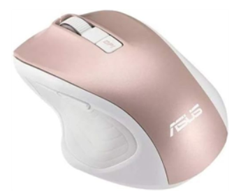 עכבר אלחוטי עכבר אלחוטי צבע רוז גולד Asus MW202 2.4GH Silent Rose Gold