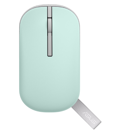 עכבר אלחוטי Asus Marshmallow MD100 Bluetooth 2.4GHz (BT5) (90XB07A0 - BMU010) Lilach & Light Green set