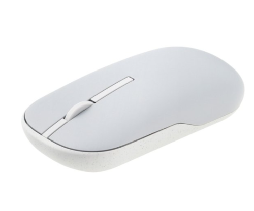 Asus Marshmallow MD100 עכבר Bluetooth 5.0 עם חיבור 2.4GHz ועיצוב ארגונומי אפור