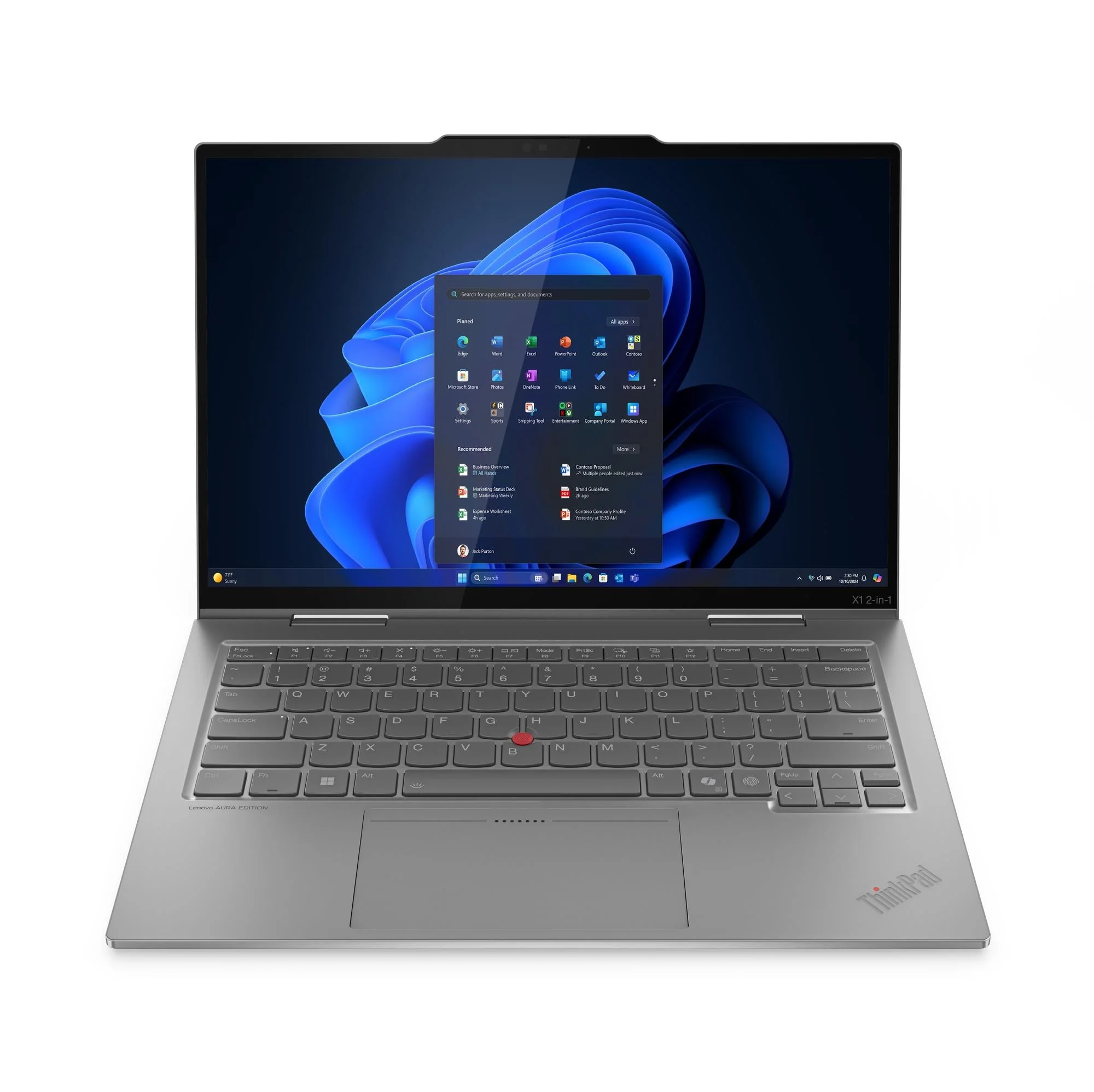 מחשב נייד LENOVO X1 2in1 G10 OLED Touch | Ultra 7 258V | 32GB | 1TB |