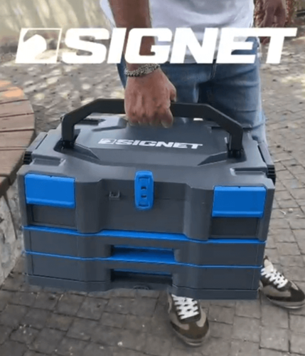 ארגז כלים HD 2 מגירות ABS מאובזר ב131 חלקים
