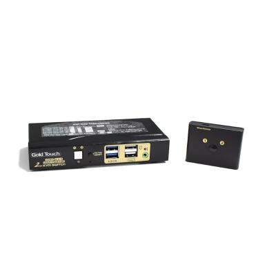 מתג HDMI KVM עם 2 יציאות – תומך ב-4K@60Hz כולל כבלים