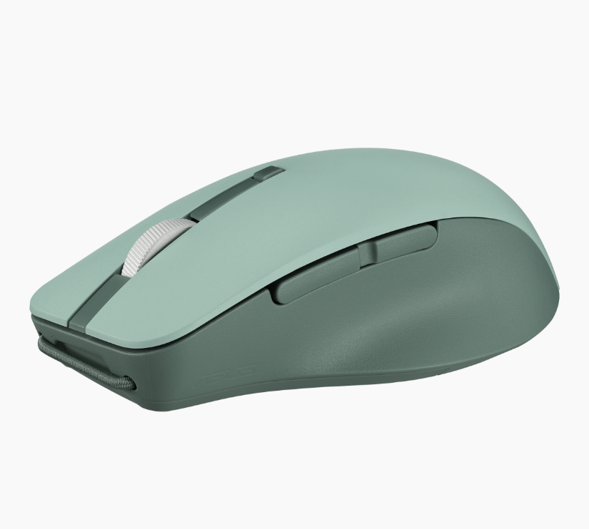 עכבר אלחוטי Asus SmartO MD200 Silent Plus 2.4GHz / Bluetooth (BT5) / Green 