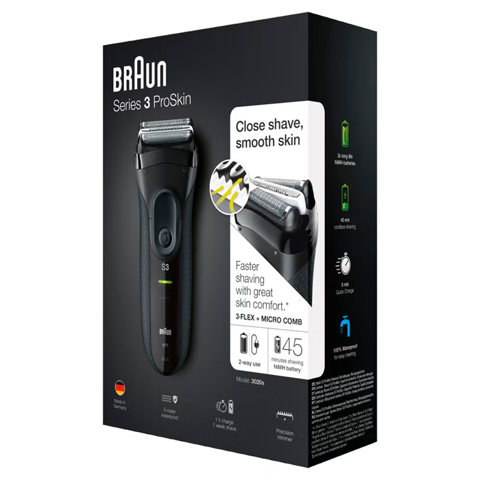 מכונת גילוח Braun 3020S בראון