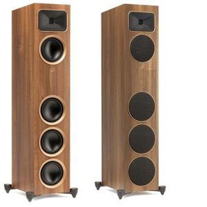 זוג רמקולים רצפתיים מבית MARTIN LOGAN דגם Foundation F2 בצבע לבן מהתצוגה !