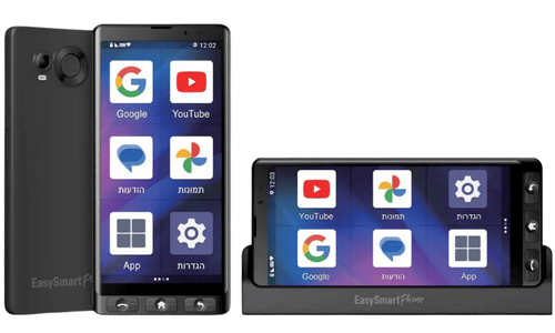 טלפון סלולרי חכם למבוגרים עם מעמד טעינה EasySmart Phone NP100