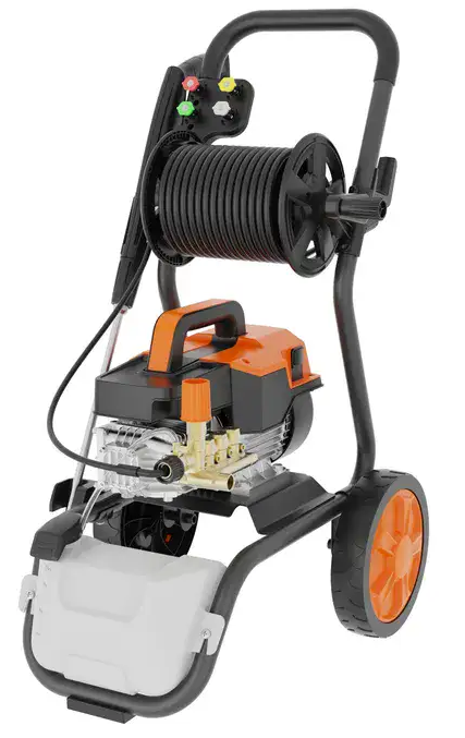 מכונת שטיפה תעשייתית חד פאזי 245BAR בעוצמה 2400W