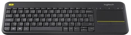 Logitech Touch K400 Plus - מקלדת אלחוטית עם חיבור 2.4GHz ועיצוב נוח לשימוש ממושך