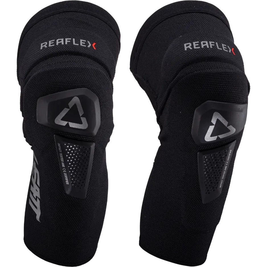 מגני ברכיים ליט שחור - LEATT REAFLEX HYBRID PRO KNEE GUARDS