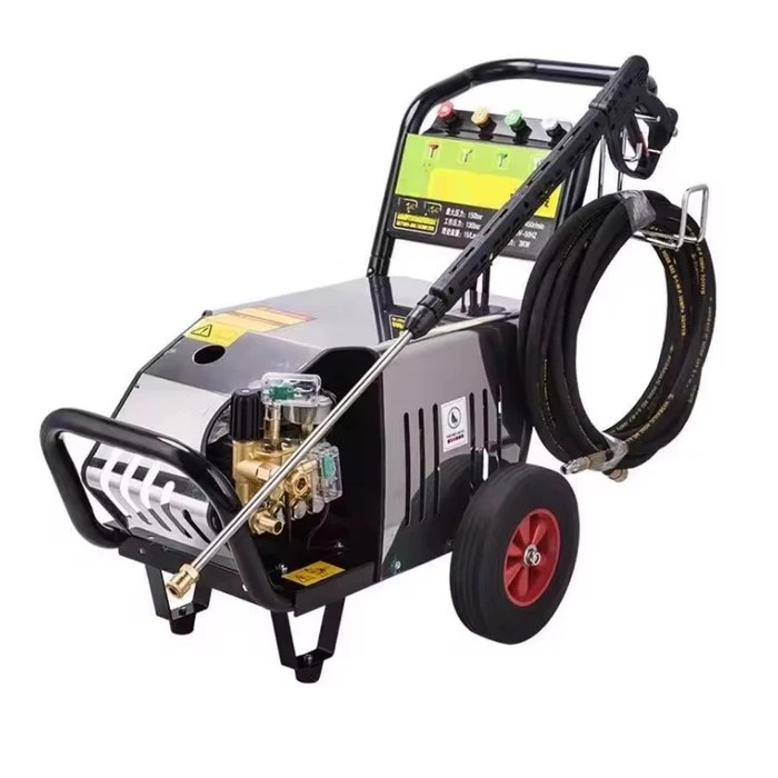 מכונת שטיפה תעשייתית תלת פאזי 265BAR בעוצמה 4000W