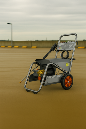 מכונת שטיפה תעשייתית תלת פאזי 265BAR בעוצמה 4800W