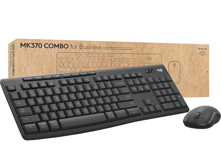 סט מקלדת ועכבר אלחוטי Logitech MK370 Bluetooth & Bolt USB / E.H 