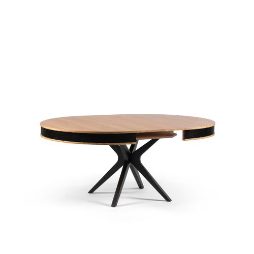 MARLEN SET | סט פינת אוכל עגולה נפתחת דגם מרלן הכוללת 4 כיסאות מרופדים