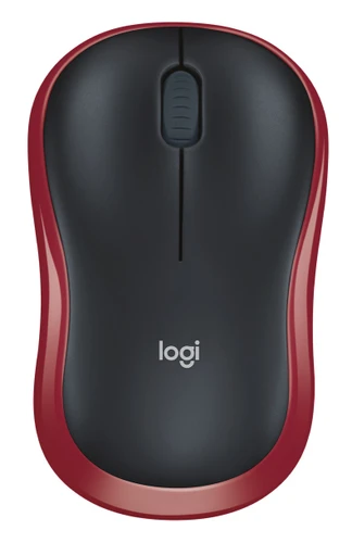 עכבר אלחוטי Logitech Wireless Mouse M185 צבע אדום